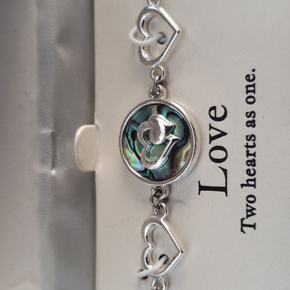 Grace & Gratitude Silver Bracelet - Picture 2 of 6